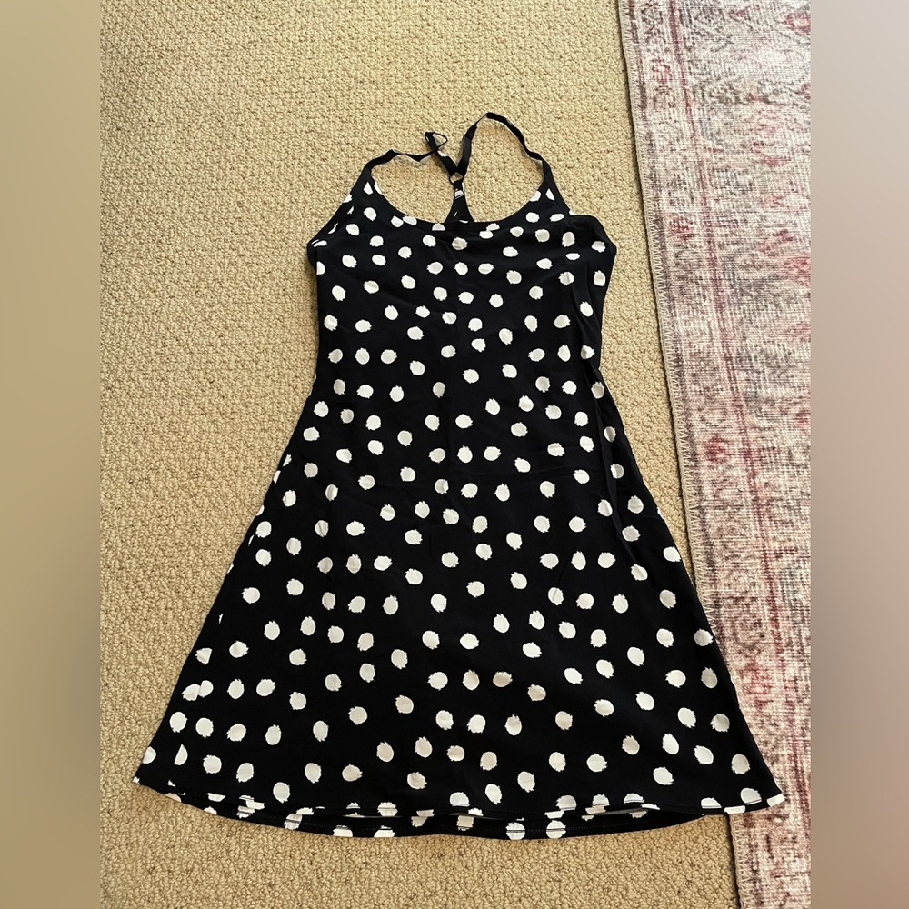 Outdoor voices exercise dress polka dot